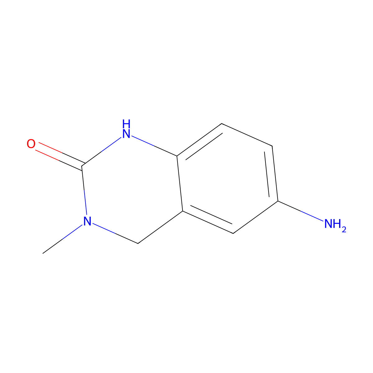 6-Amino-3-methyl-1,2,3,4-tetrahydroquinazolin-2-one molecular structure, CAS 1410782-55-6