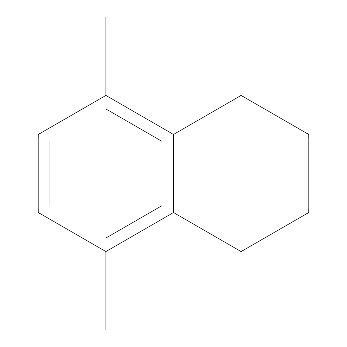 Naphthalene, 1,2,3,4-tetrahydro-5,8-dimethyl- molecular structure, CAS 14108-88-4