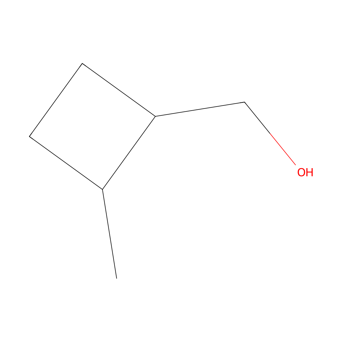 (2-Methylcyclobutyl)methanol molecular structure, CAS 14110-35-1