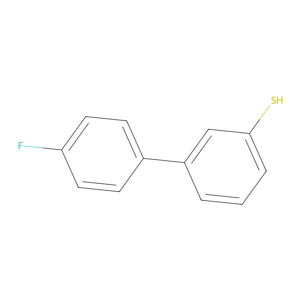 3-(4-Fluorophenyl)thiophenol molecular structure, CAS 141106-53-8