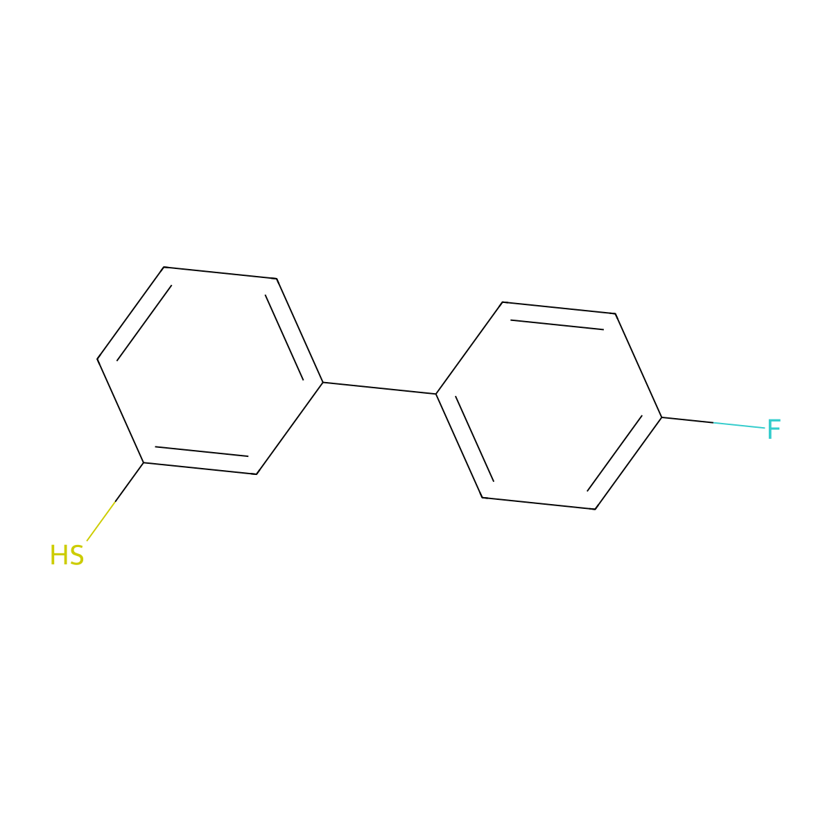 3-(4-Fluorophenyl)thiophenol molecular structure, CAS 141106-53-8