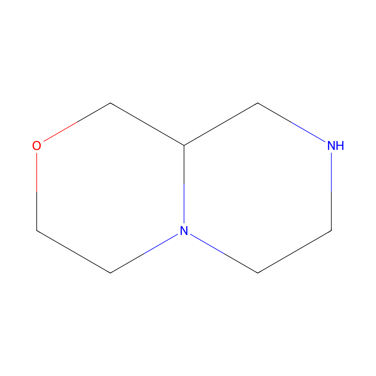 Octahydropiperazino[2,1-c]morpholine molecular structure, CAS 141108-65-8
