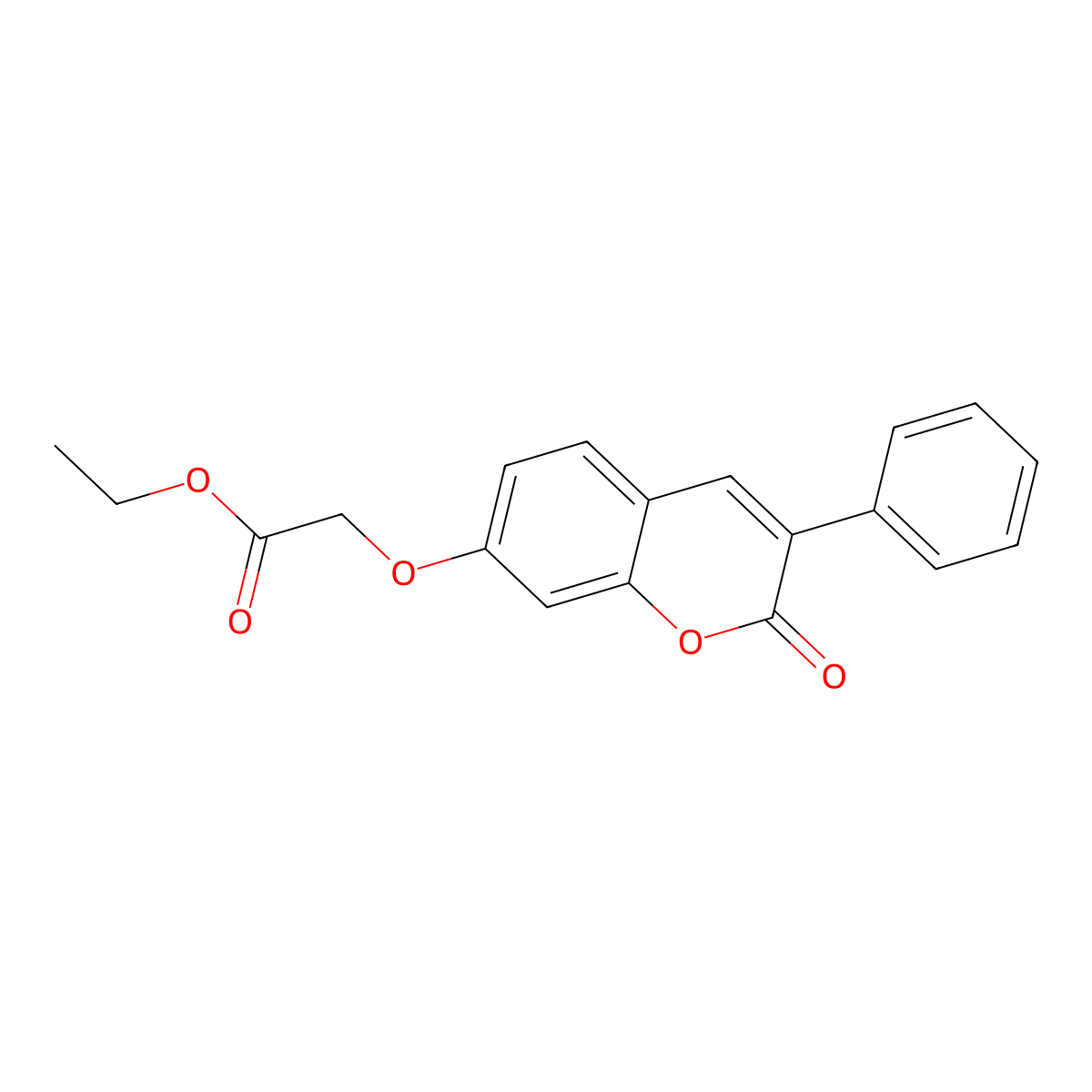 ethyl 2-[(2-oxo-3-phenyl-2H-chromen-7-yl)oxy]acetate molecular structure, CAS 141113-70-4