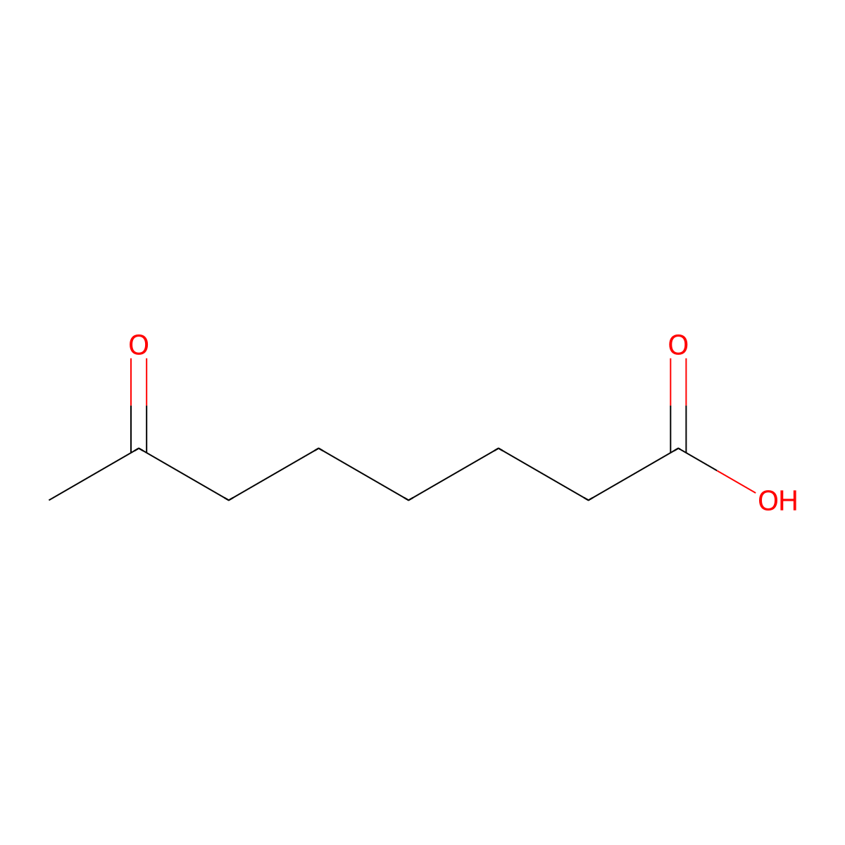 7-Oxooctanoic acid molecular structure, CAS 14112-98-2