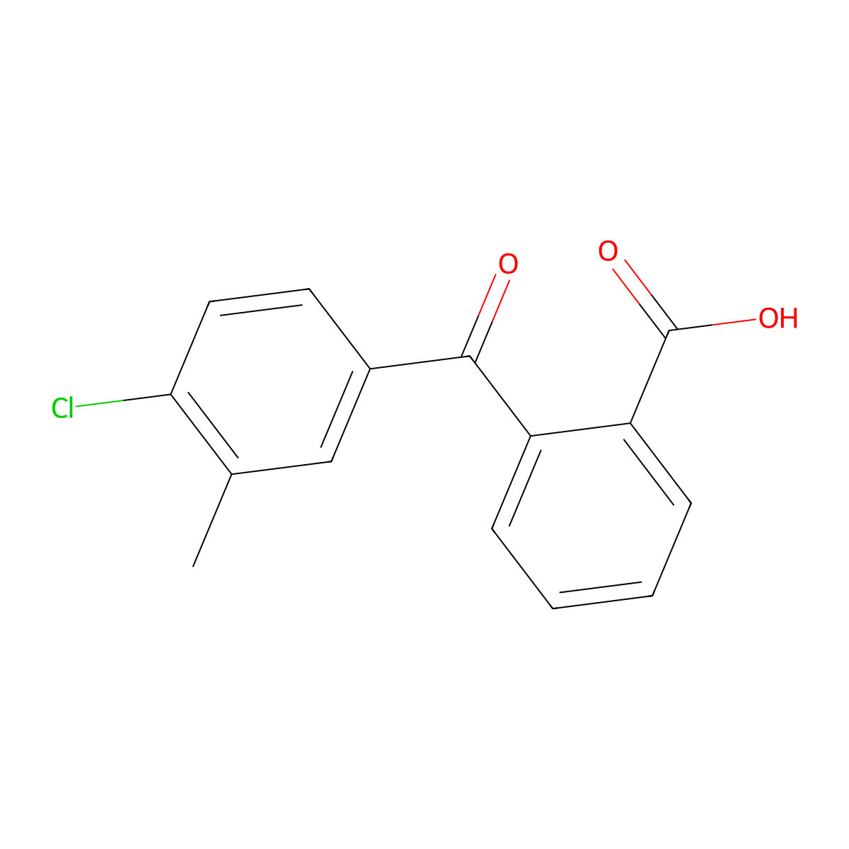 2-(4-Chloro-3-methylbenzoyl)benzoic acid molecular structure, CAS 141123-11-7