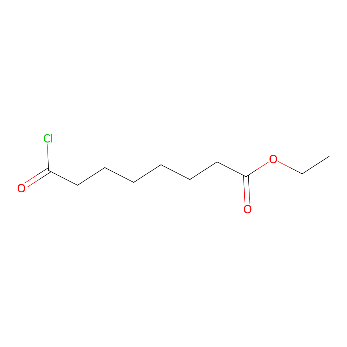 Octanoic acid, 8-chloro-8-oxo-, ethyl ester molecular structure, CAS 14113-02-1