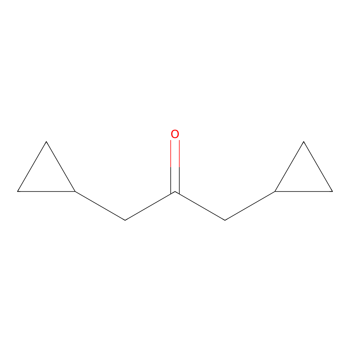 1,3-Dicyclopropylpropan-2-one molecular structure, CAS 14113-98-5