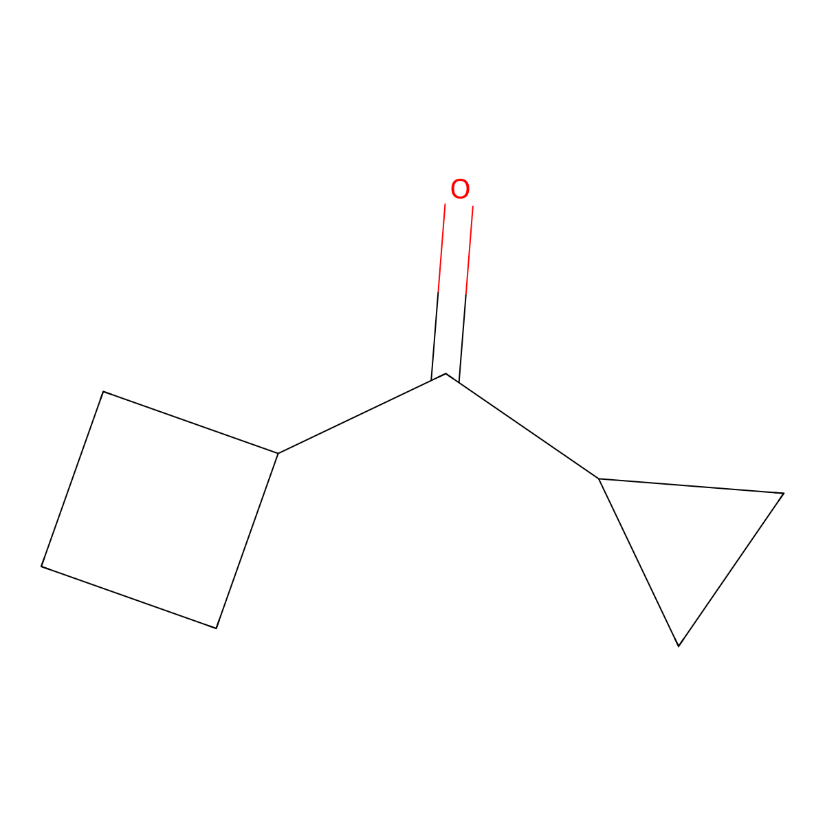 Cyclobutyl(cyclopropyl)methanone molecular structure, CAS 14114-01-3