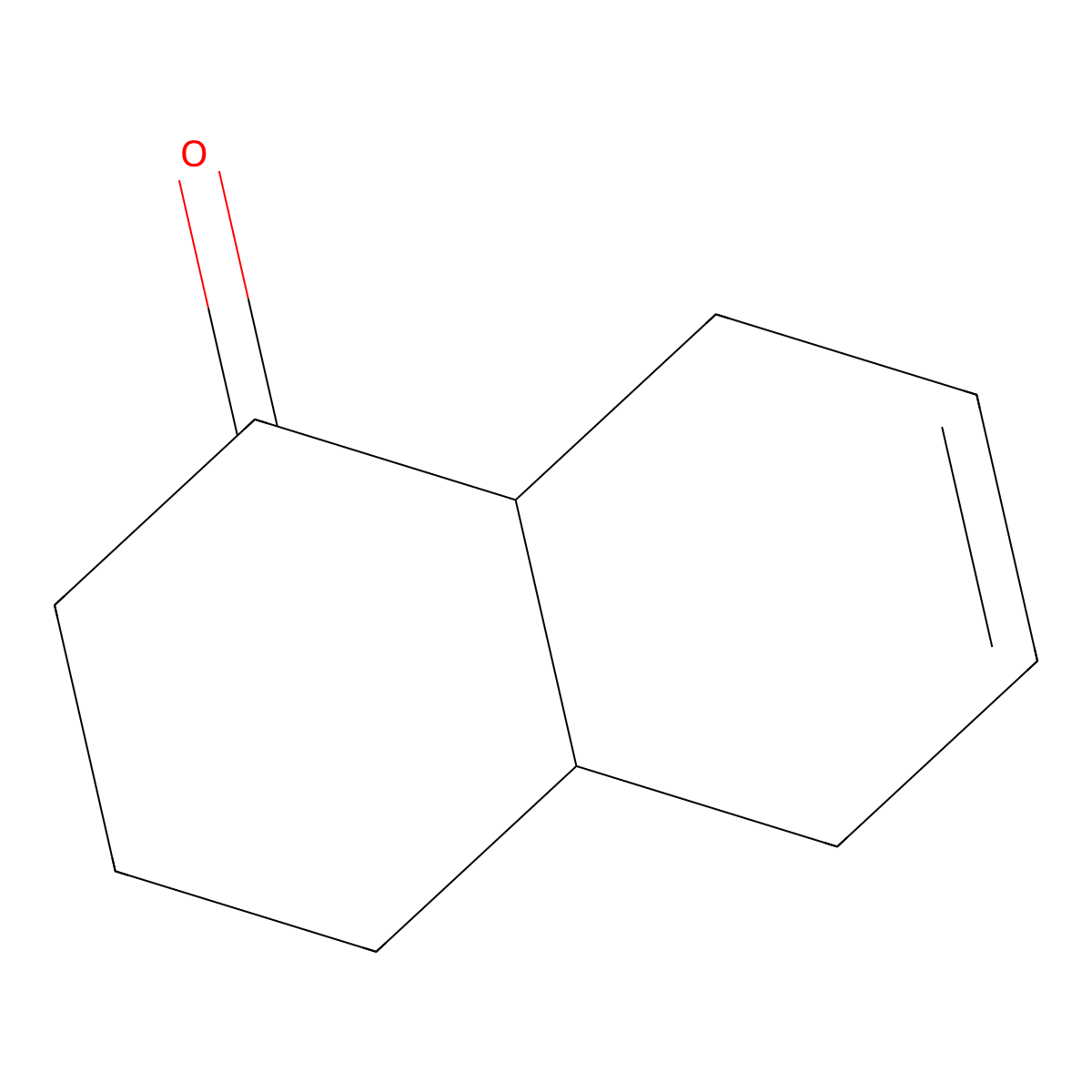 1(2H)-Naphthalenone, 3,4,4a,5,8,8a-hexahydro- molecular structure, CAS 14116-78-0
