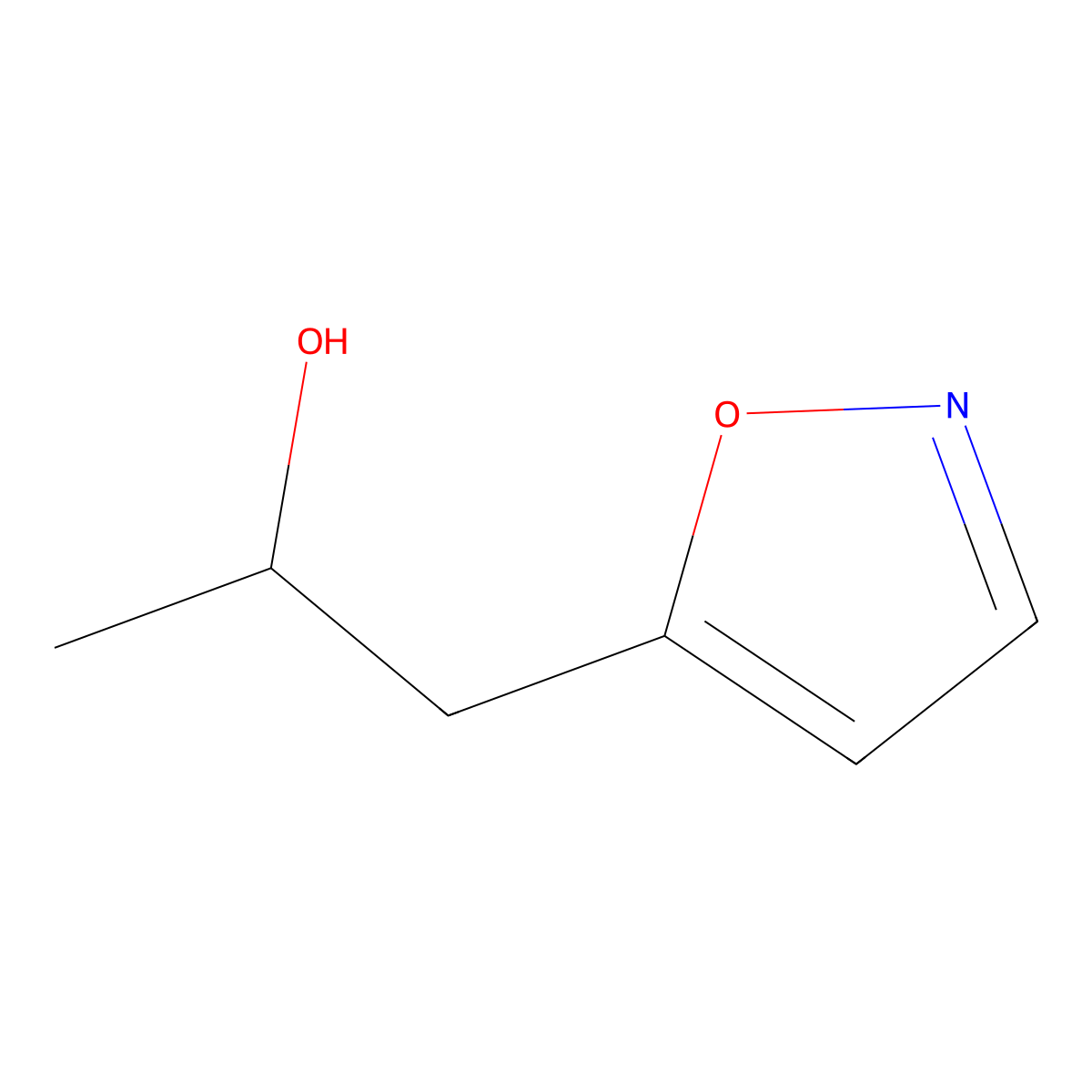 1-(1,2-Oxazol-5-yl)propan-2-ol molecular structure, CAS 141207-08-1