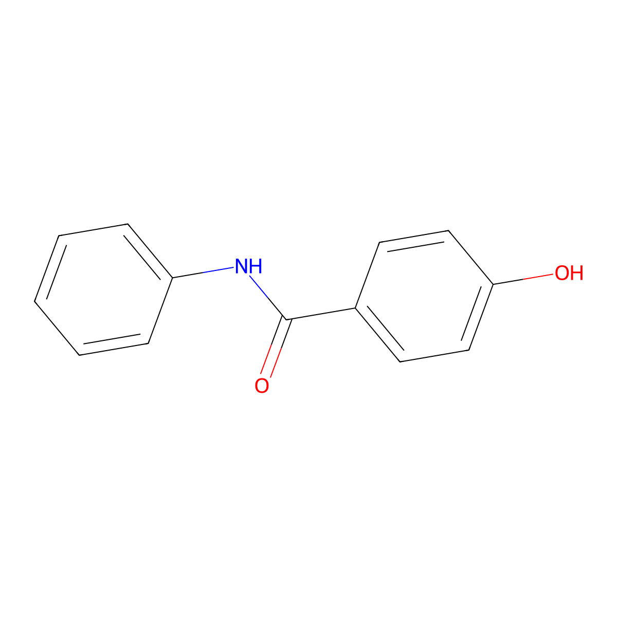 4-hydroxy-N-phenylbenzamide molecular structure, CAS 14121-97-2