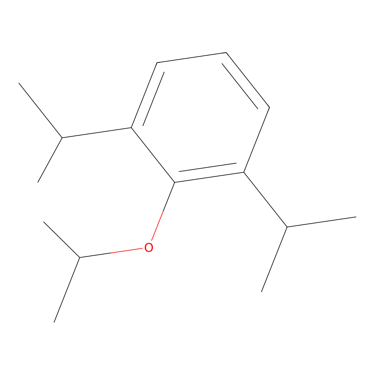 2,6-Diisopropylphenyl isopropyl ether molecular structure, CAS 141214-18-8