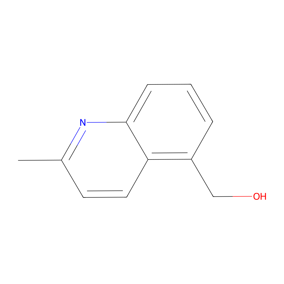 (2-Methylquinolin-5-yl)methanol molecular structure, CAS 141234-06-2
