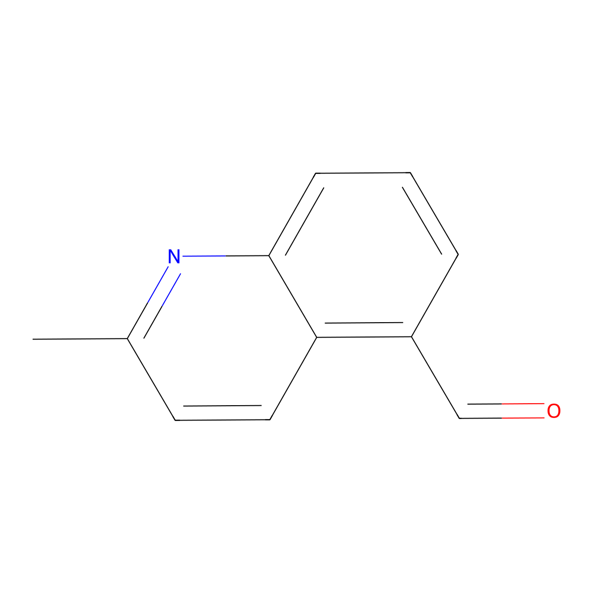 2-Methylquinoline-5-carbaldehyde molecular structure, CAS 141234-07-3