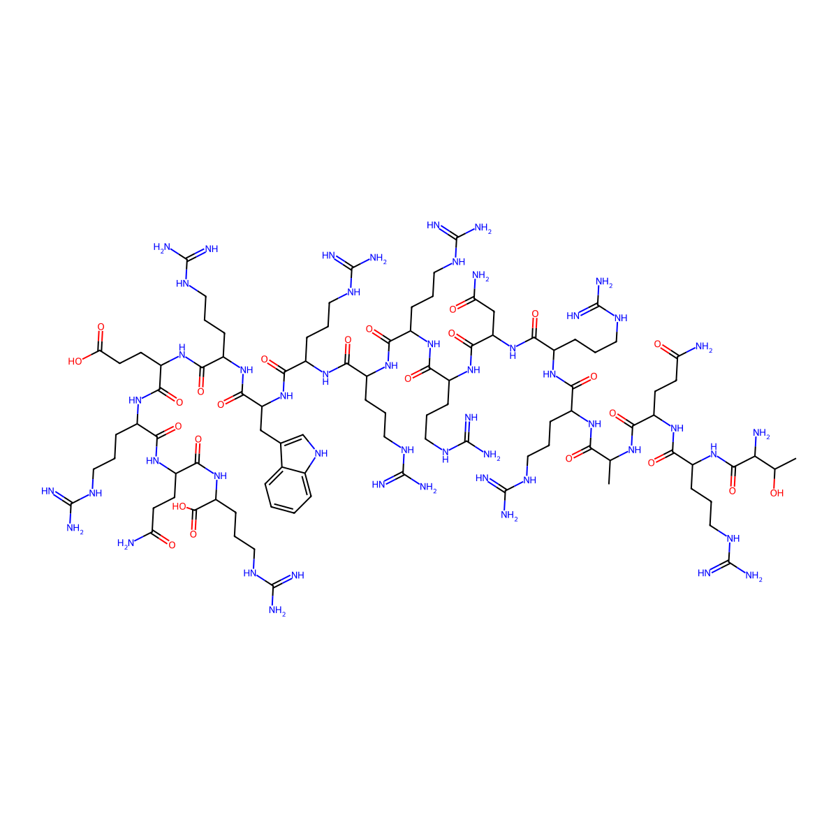 HIV-1 rev Protein (34-50) molecular structure, CAS 141237-50-5