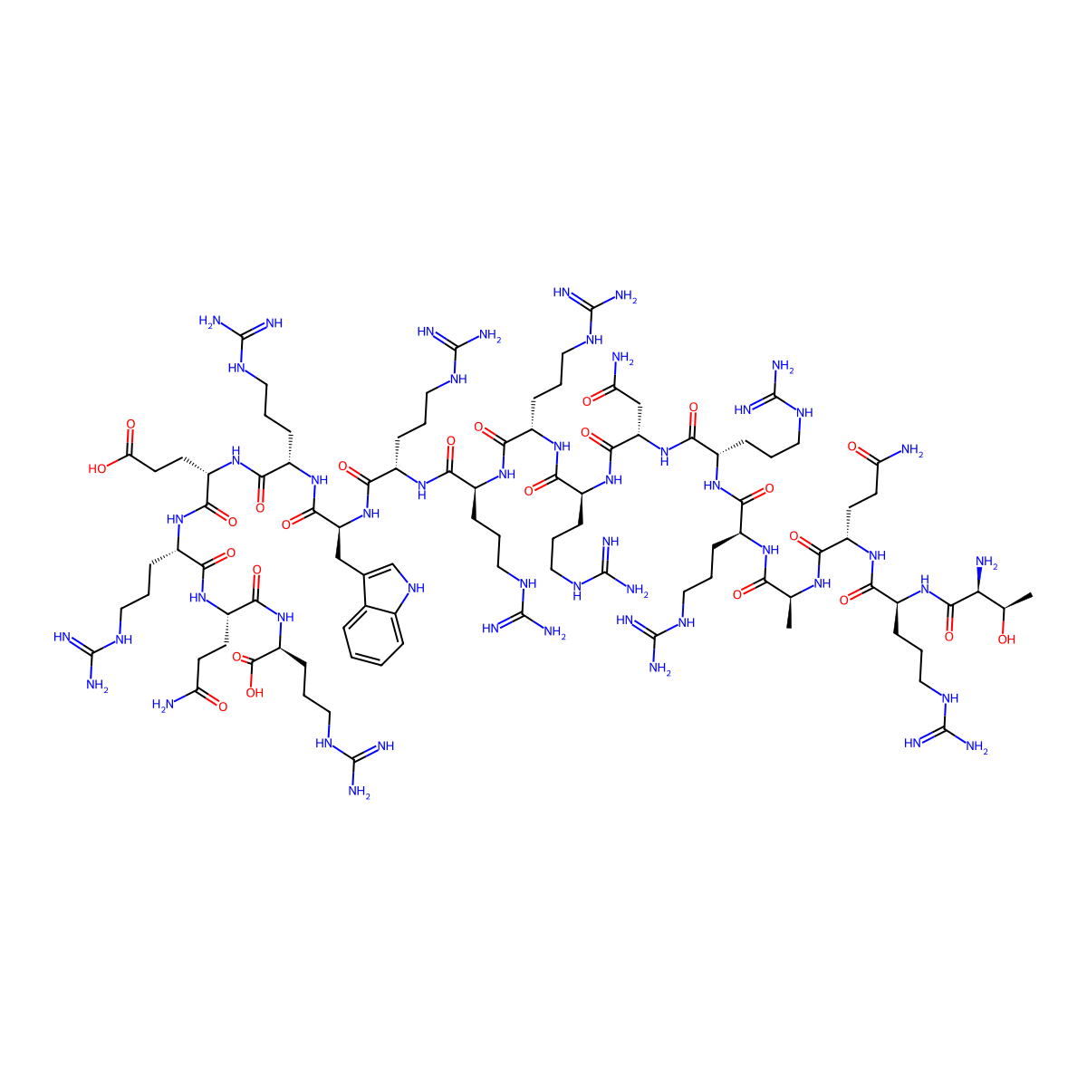 HIV-1 rev Protein (34-50) molecular structure, CAS 141237-50-5