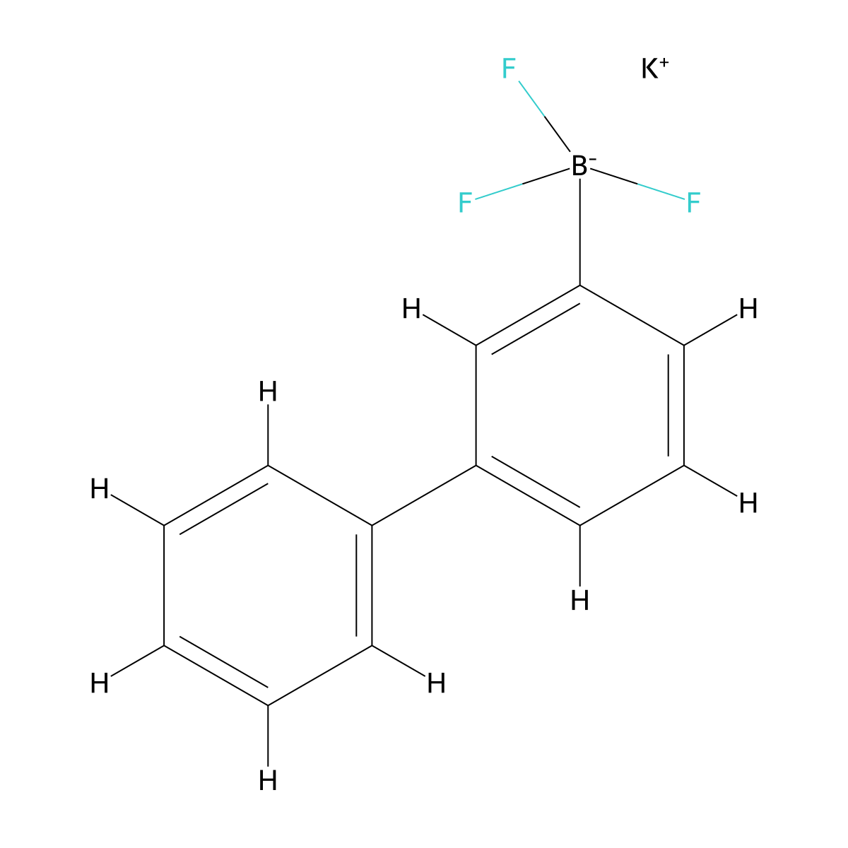 Potassium trifluoro(3-phenylphenyl)boranuide molecular structure, CAS 1412414-13-1