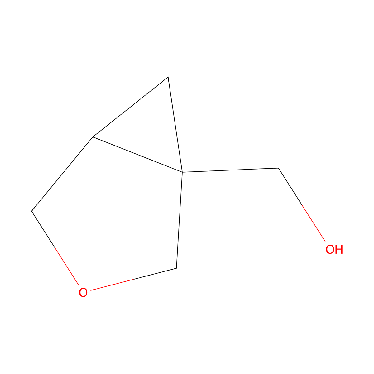 ((1R,5S)-3-Oxabicyclo[3.1.0]hexan-1-yl)methanol molecular structure, CAS 1412452-25-5