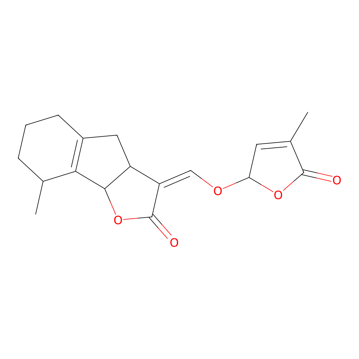 Sorgolactone molecular structure, CAS 141262-39-7