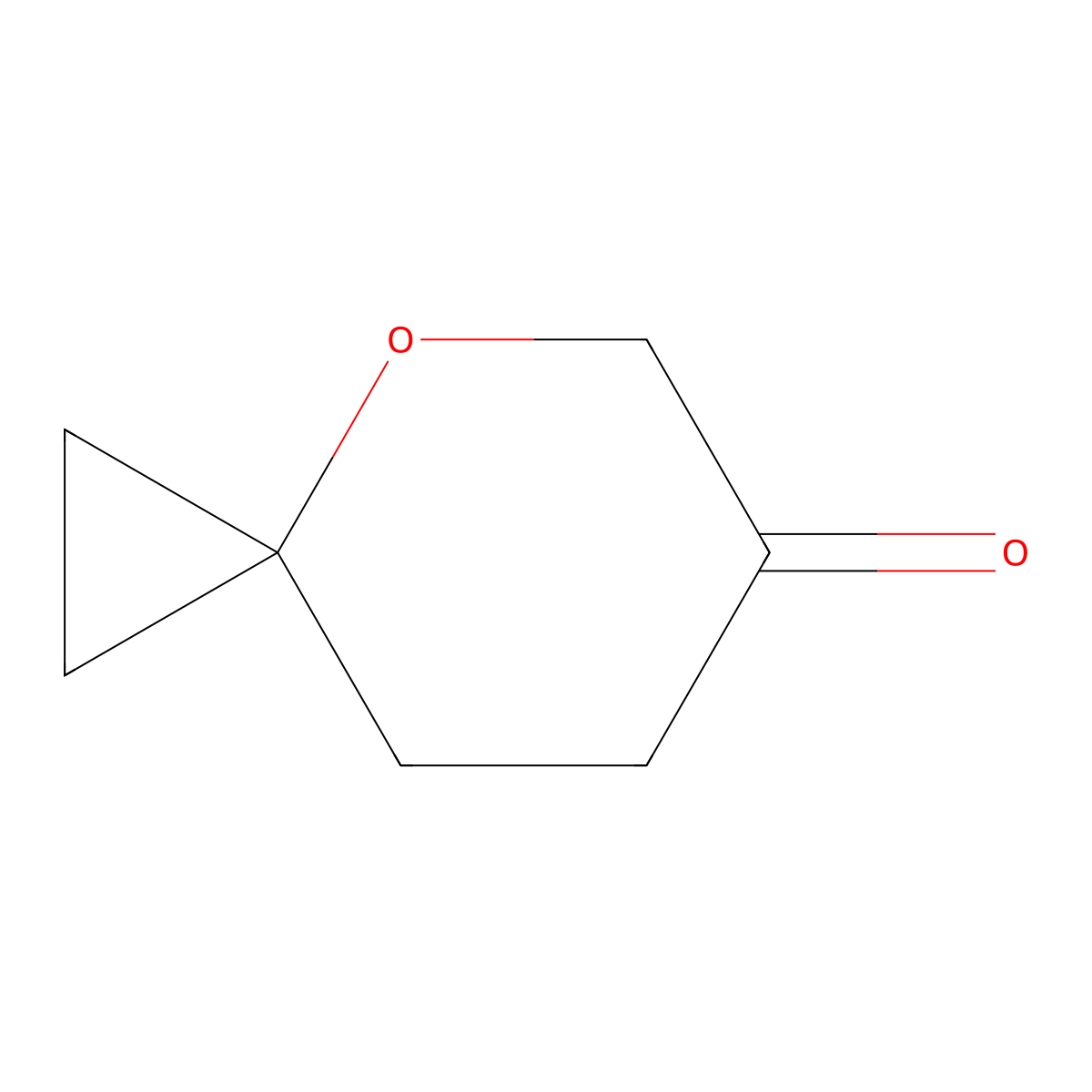 4-Oxaspiro[2.5]octan-6-one molecular structure, CAS 1412808-24-2
