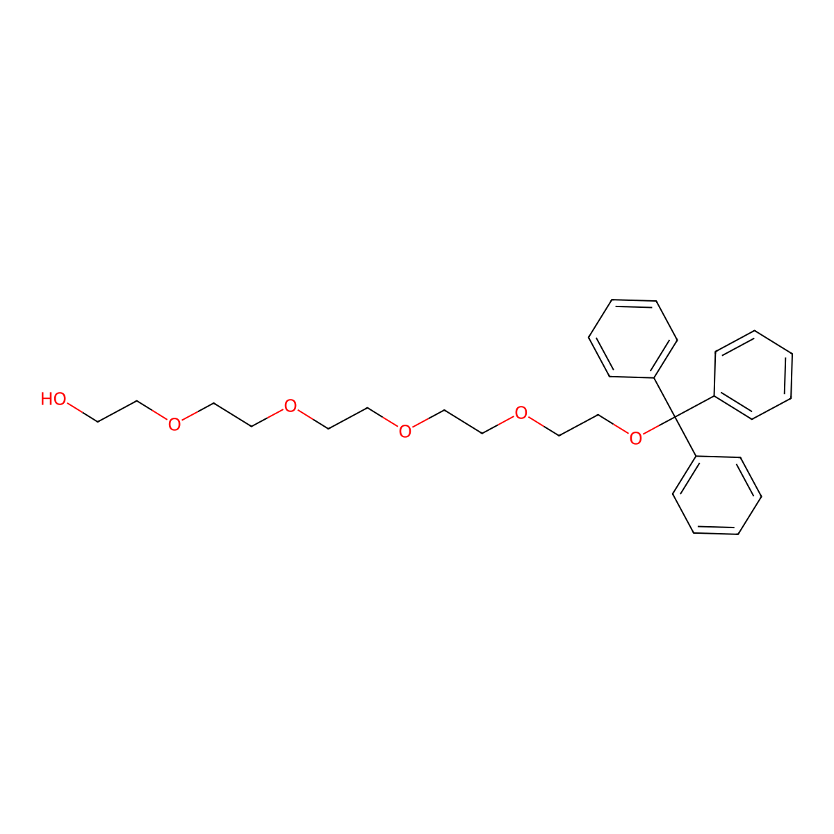 Tr-PEG6 molecular structure, CAS 141282-24-8