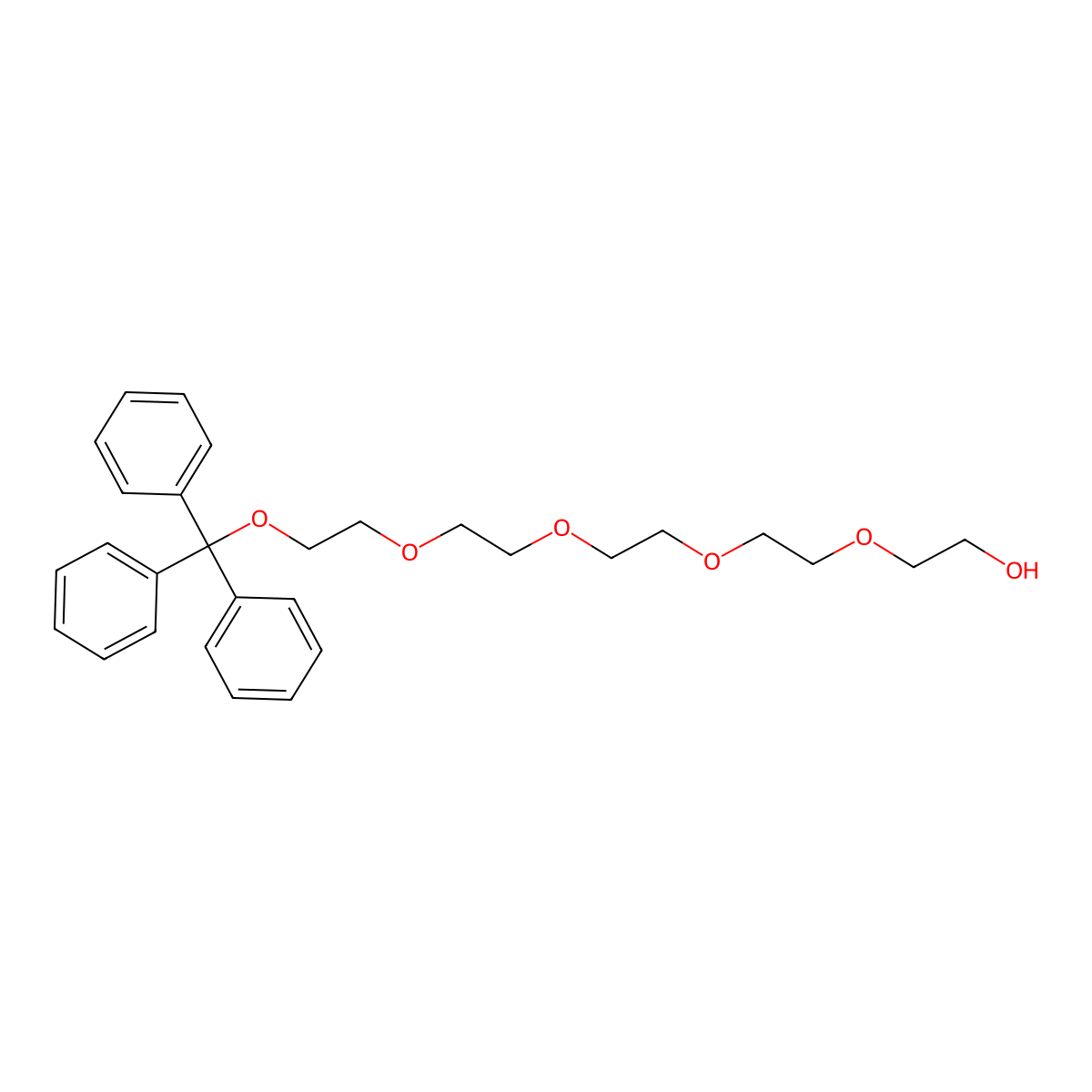 Tr-PEG6 molecular structure, CAS 141282-24-8