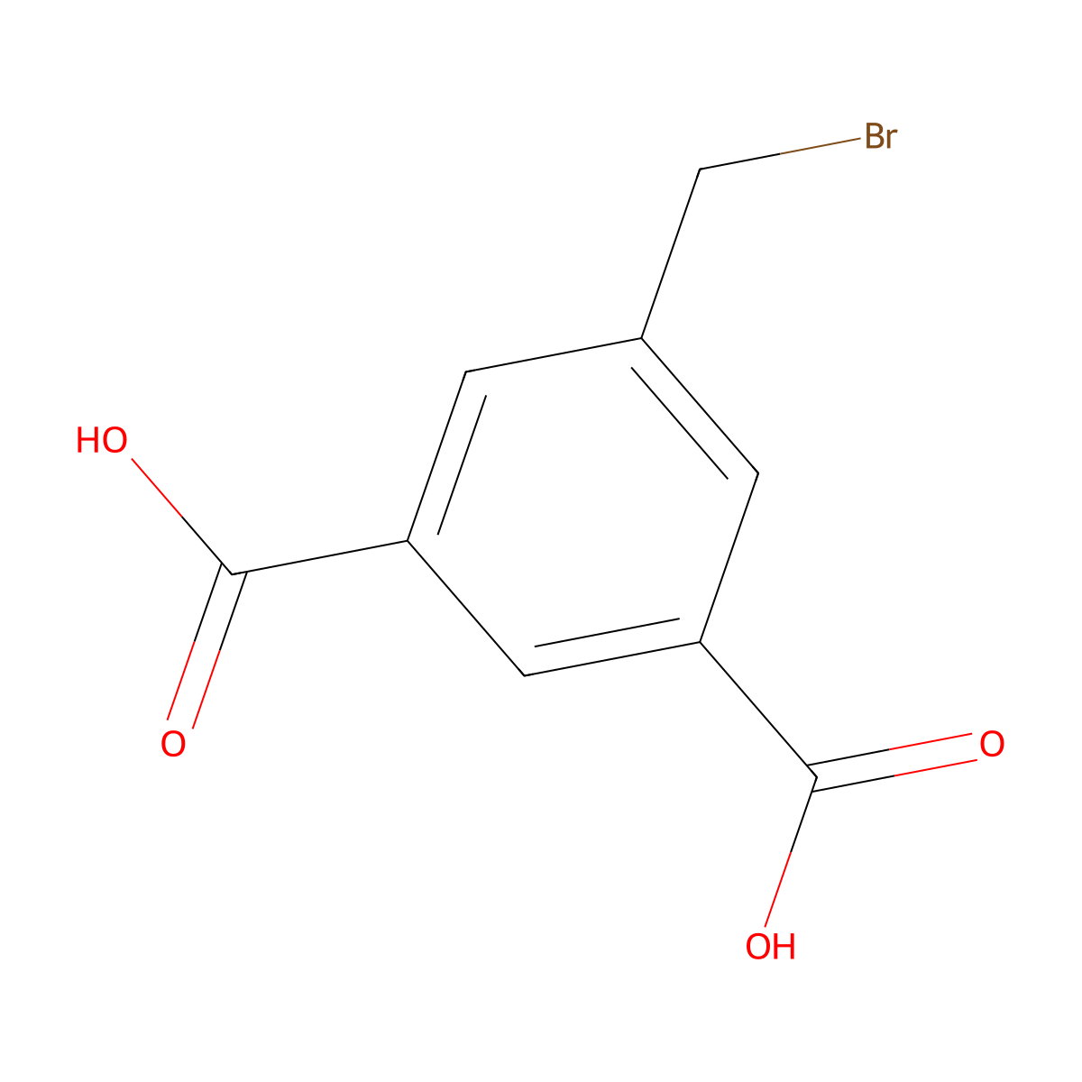 5-(Bromomethyl)isophthalic acid molecular structure, CAS 1412895-65-8