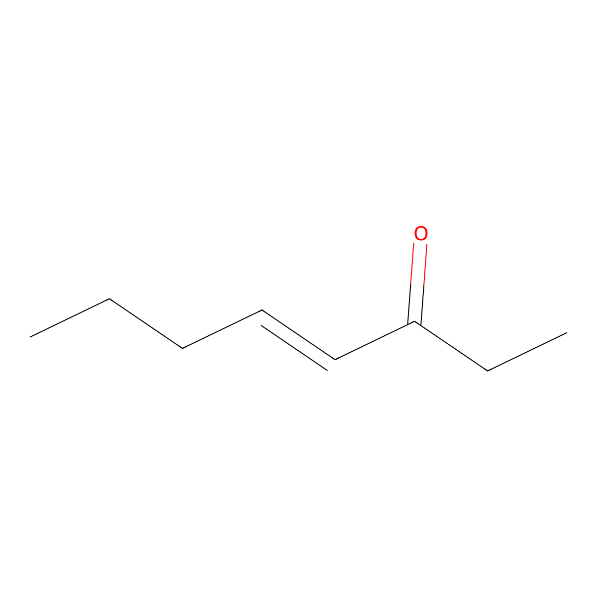4-Octen-3-one molecular structure, CAS 14129-48-7