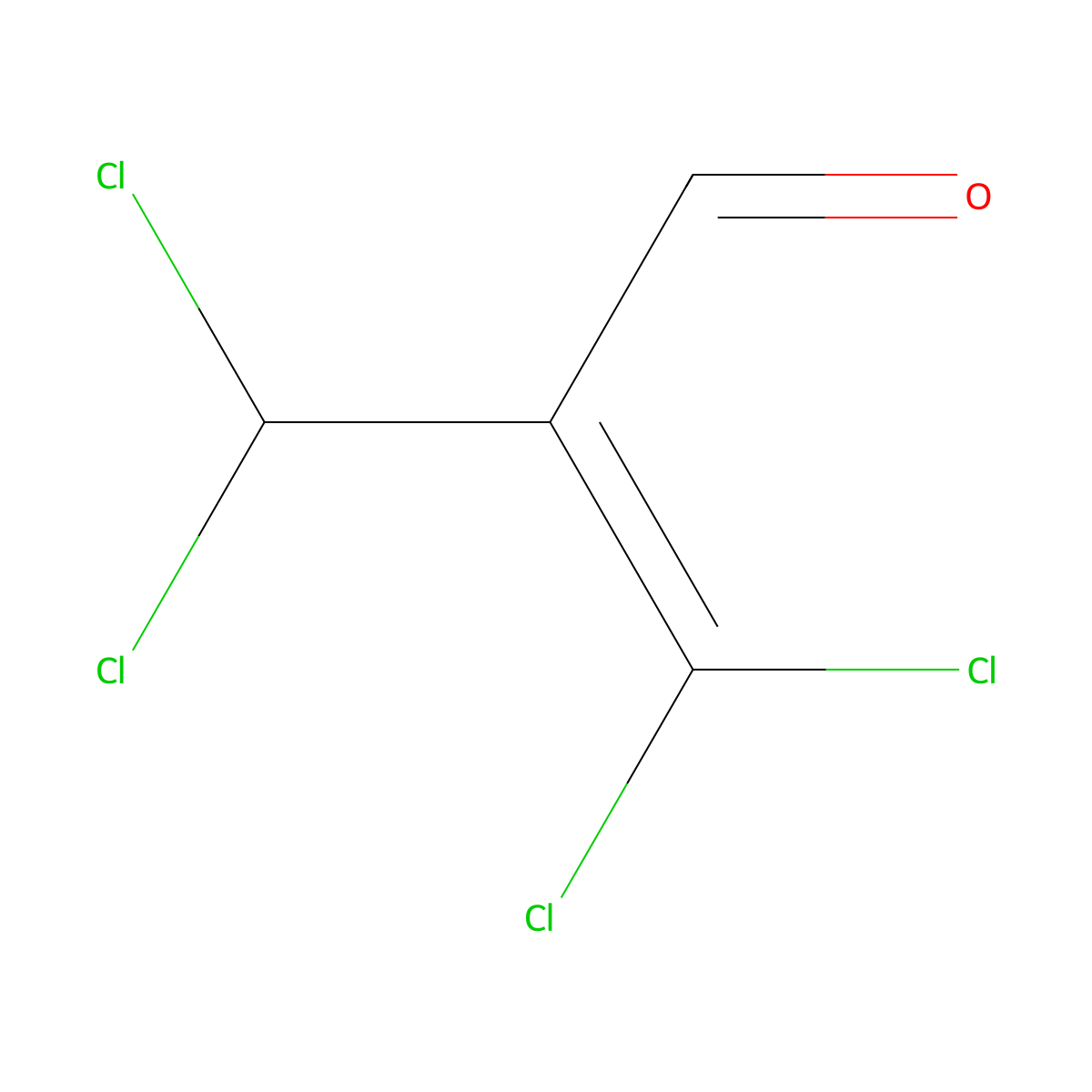 Acrolein, 3,3-dichloro-2-(dichloromethyl)- molecular structure, CAS 14129-84-1