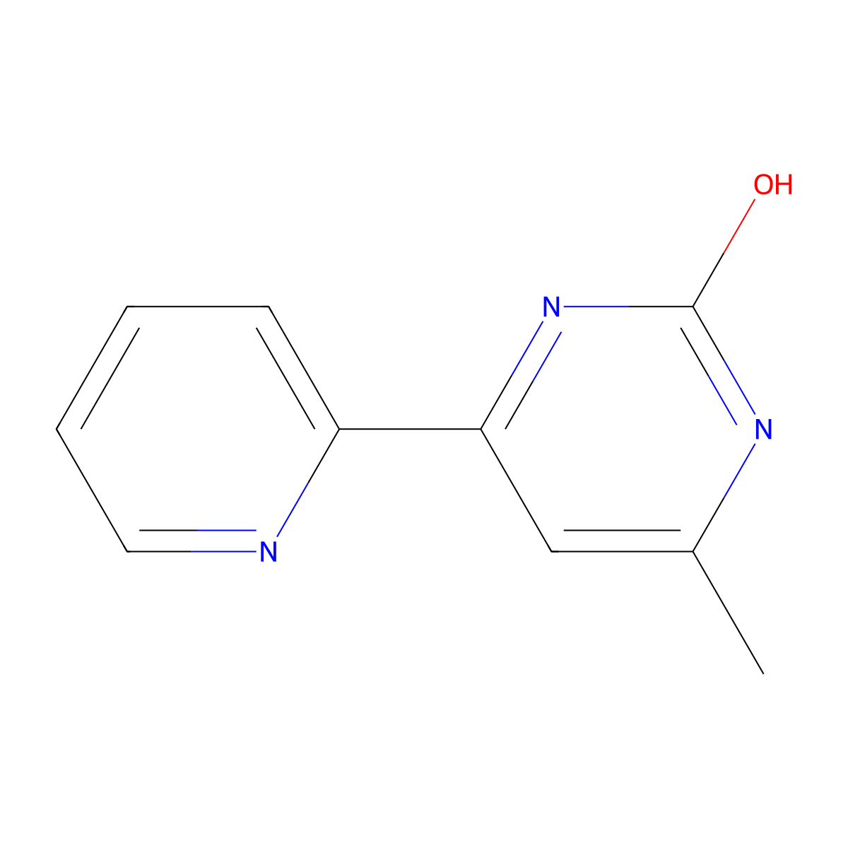 2-Hydroxy-4-(pyridin-2-yl)-6-methylpyrimidine molecular structure, CAS 1412952-87-4