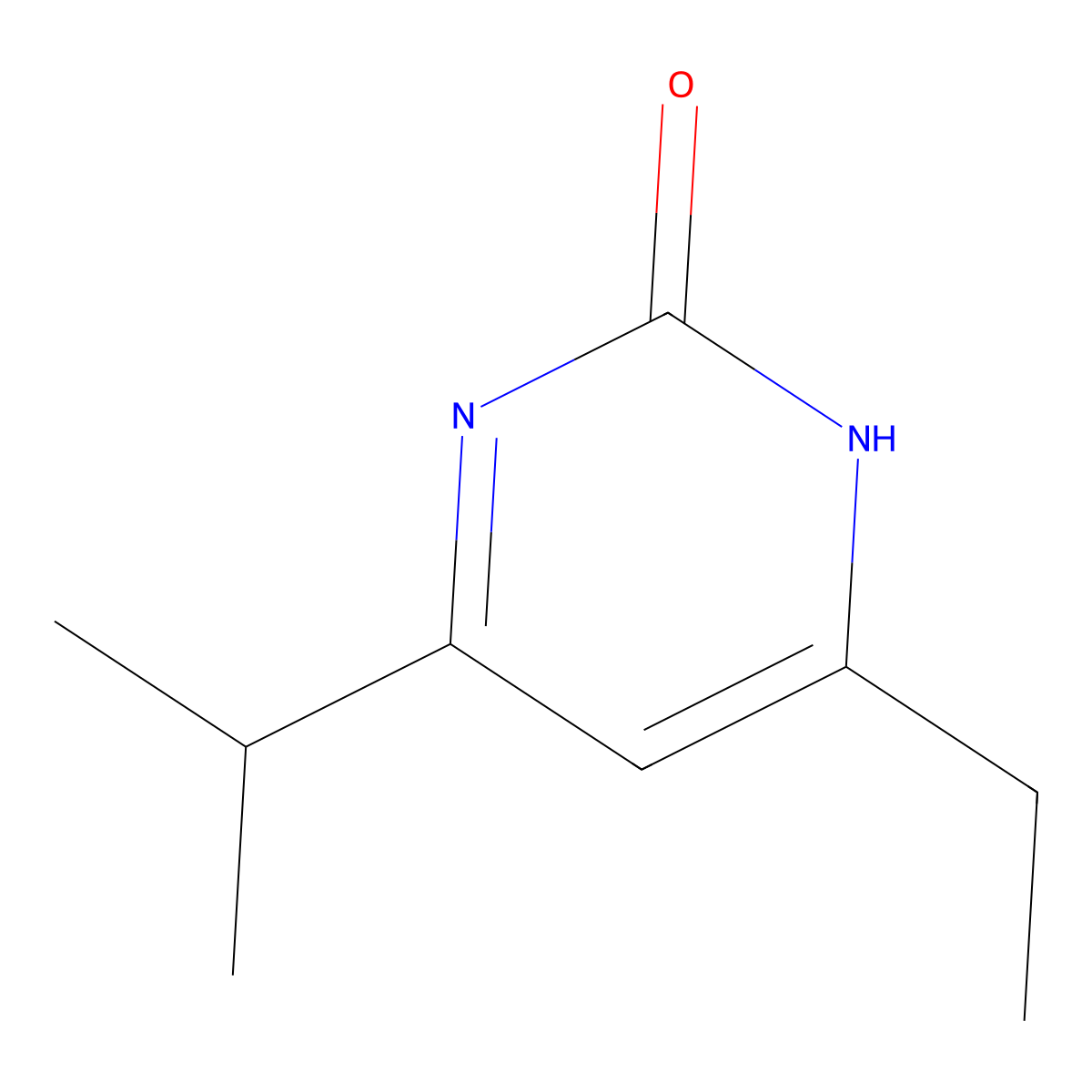 2-Hydroxy-4-ethyl-6-(iso-propyl)pyrimidine molecular structure, CAS 1412953-17-3