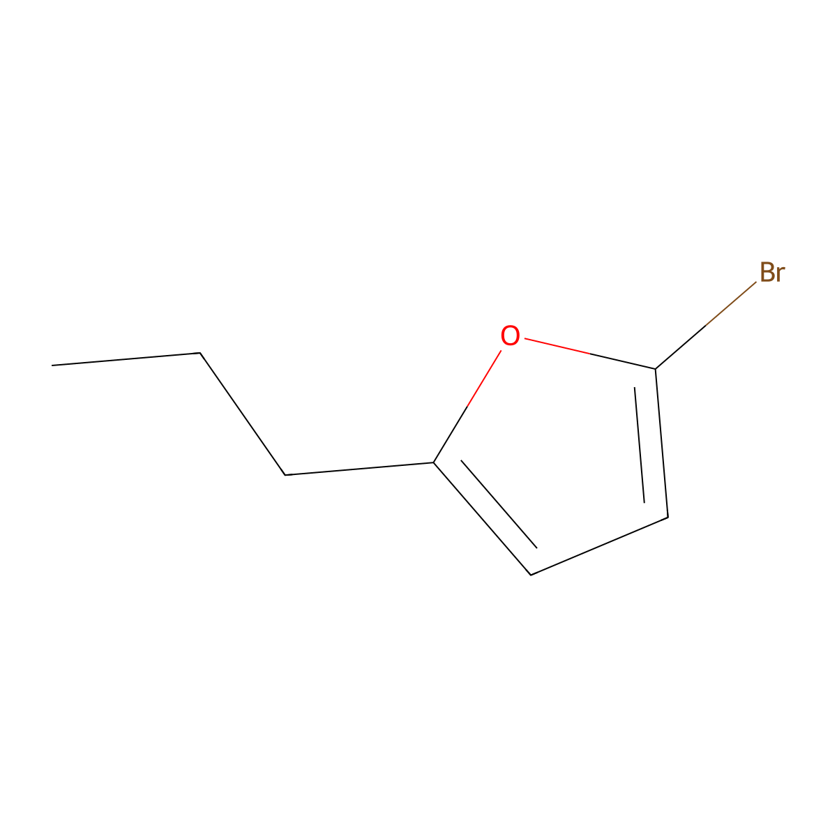 2-Bromo-5-propylfuran molecular structure, CAS 1412953-27-5