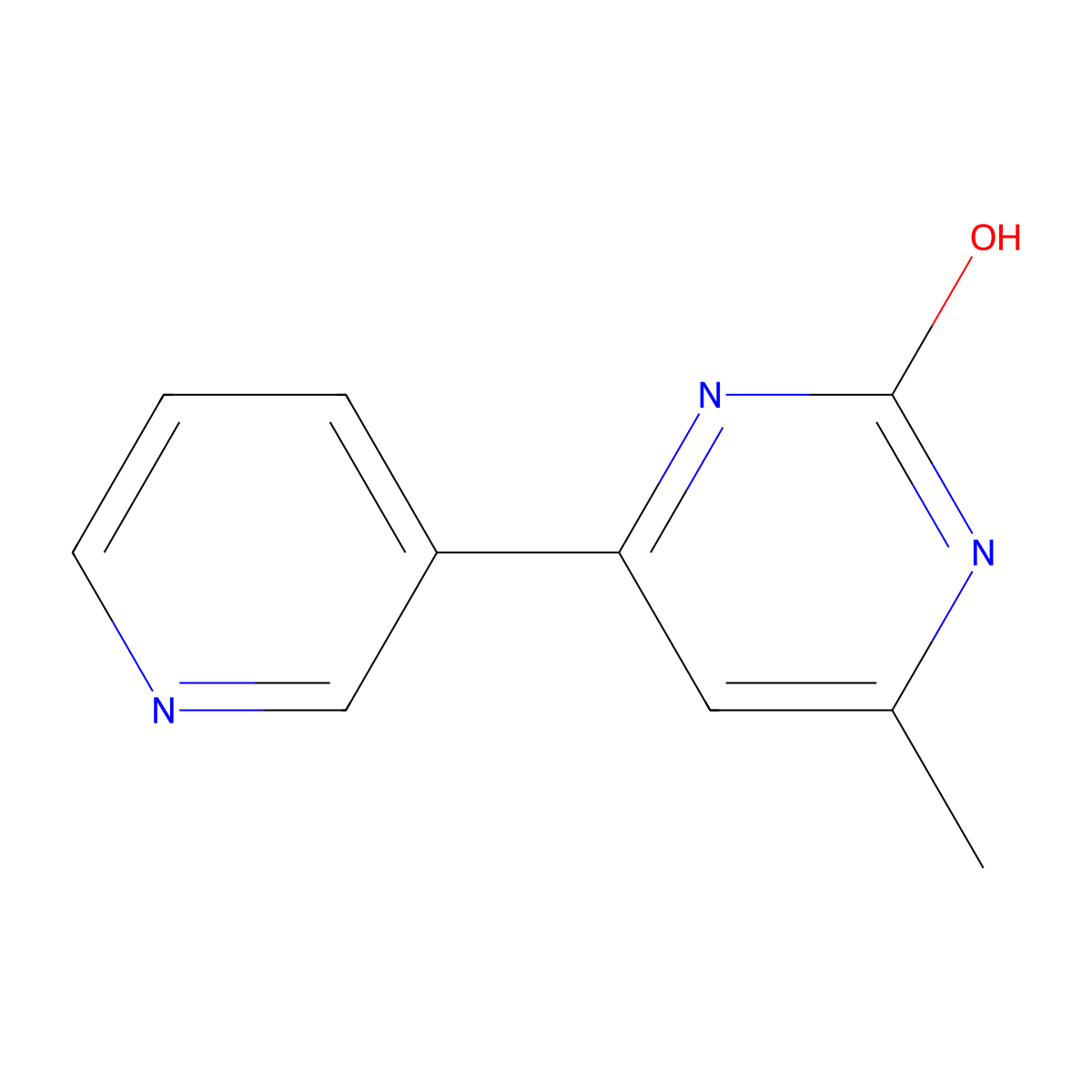 2-Hydroxy-4-(pyridin-3-yl)-6-methylpyrimidine molecular structure, CAS 1412953-37-7