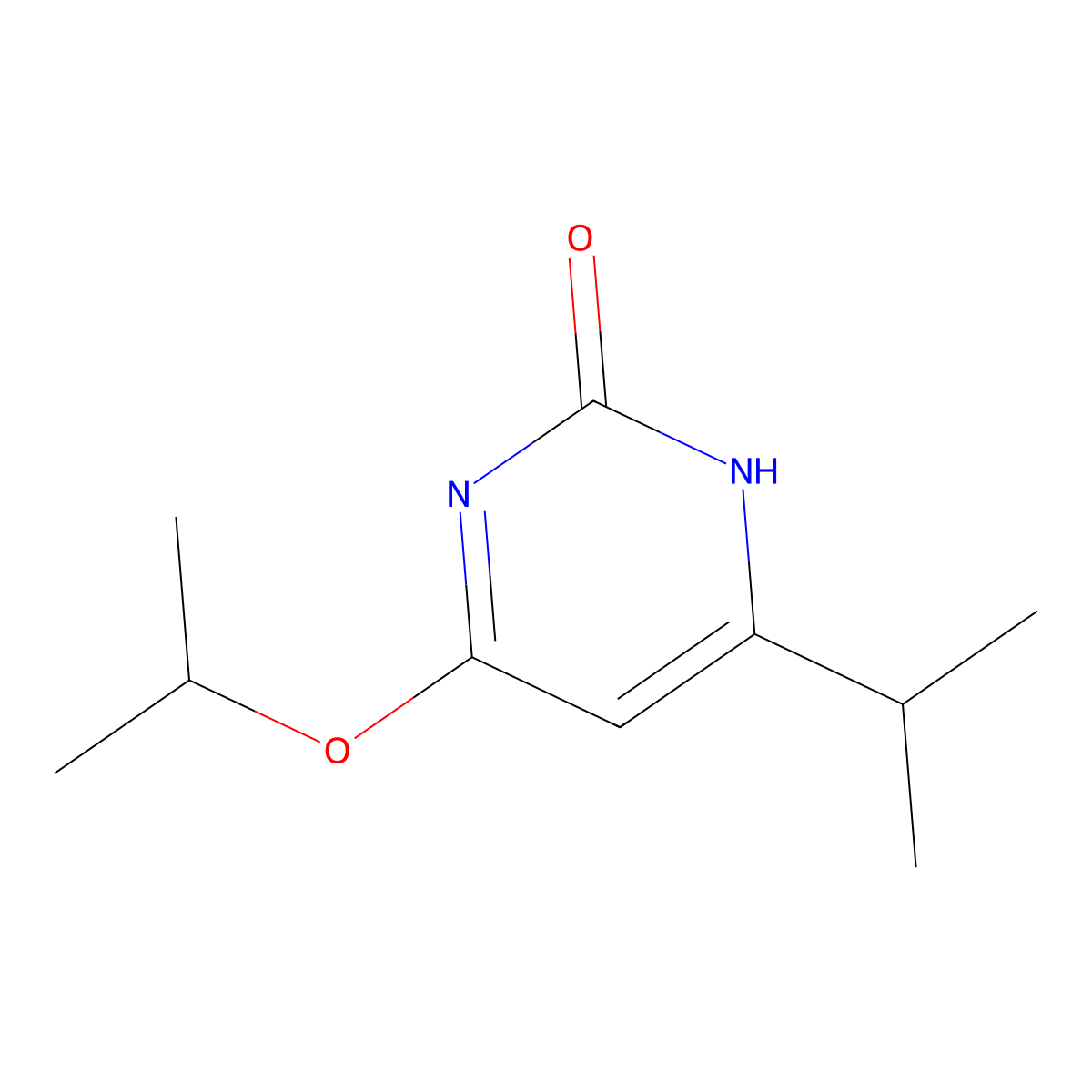 2-Hydroxy-4-(iso-propoxy)-6-(iso-propyl)pyrimidine molecular structure, CAS 1412959-58-0
