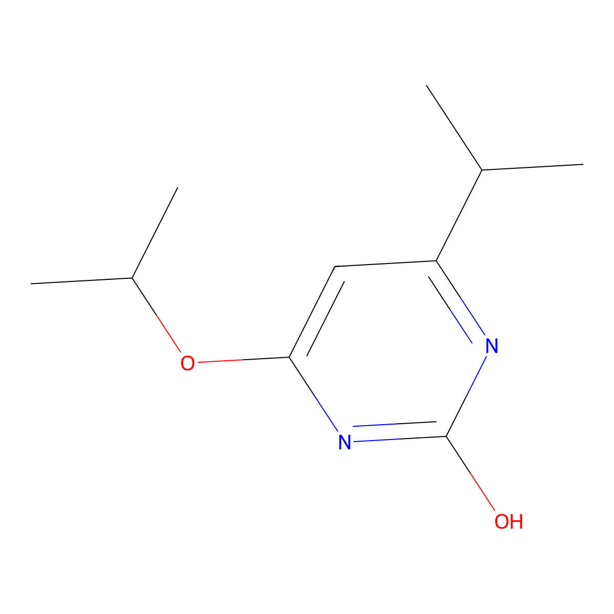 2-Hydroxy-4-(iso-propoxy)-6-(iso-propyl)pyrimidine molecular structure, CAS 1412959-58-0