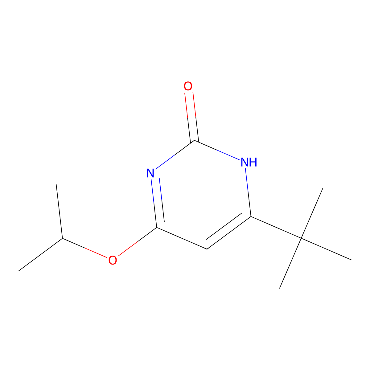2-Hydroxy-4-(iso-propoxy)-6-(tert-butyl)pyrimidine molecular structure, CAS 1412959-99-9