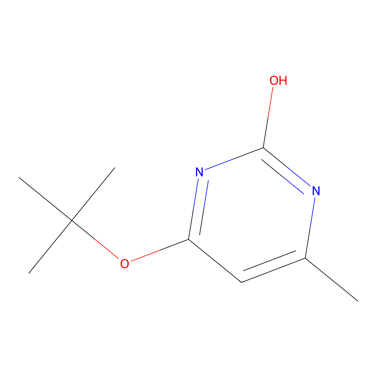 2-Hydroxy-4-(tert-butoxy)-6-methylpyrimidine molecular structure, CAS 1412960-74-7