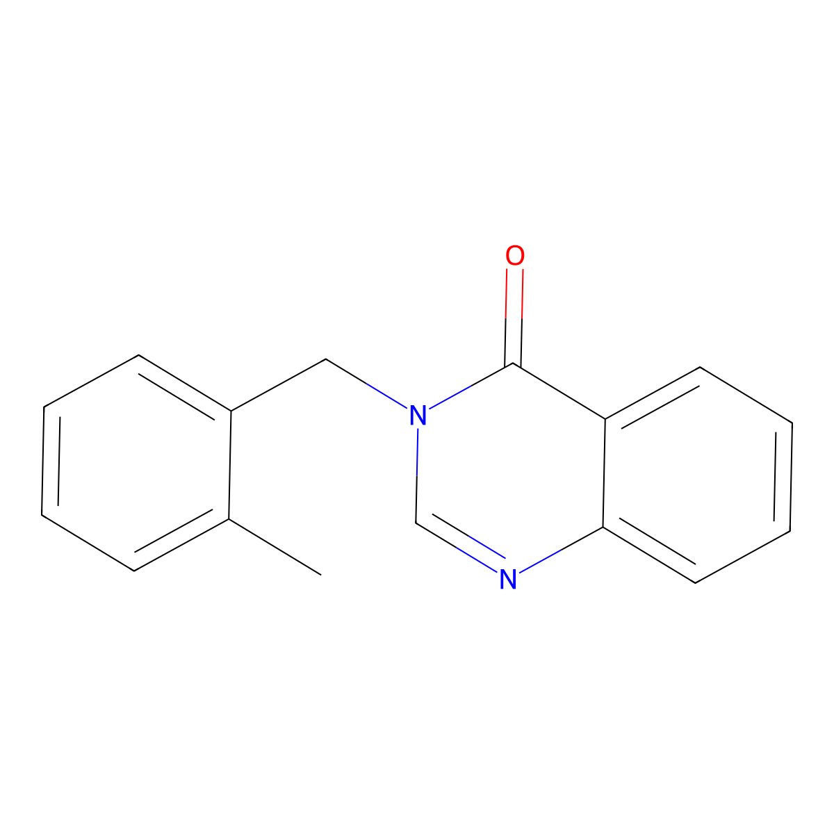 3-(2-methylbenzyl)-4(3H)-quinazolinone molecular structure, CAS 141305-93-3