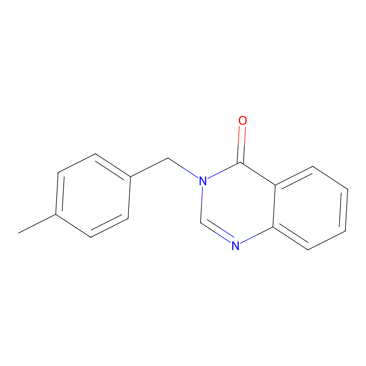 3-(4-Methylbenzyl)quinazolin-4(3H)-one molecular structure, CAS 141305-94-4