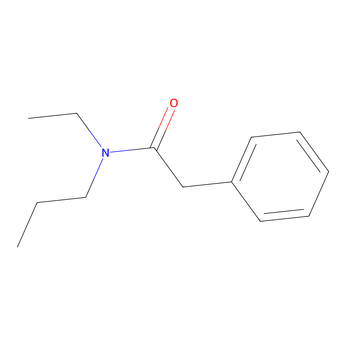 N-Ethyl-2-phenyl-N-propylacetamide molecular structure, CAS 141312-49-4