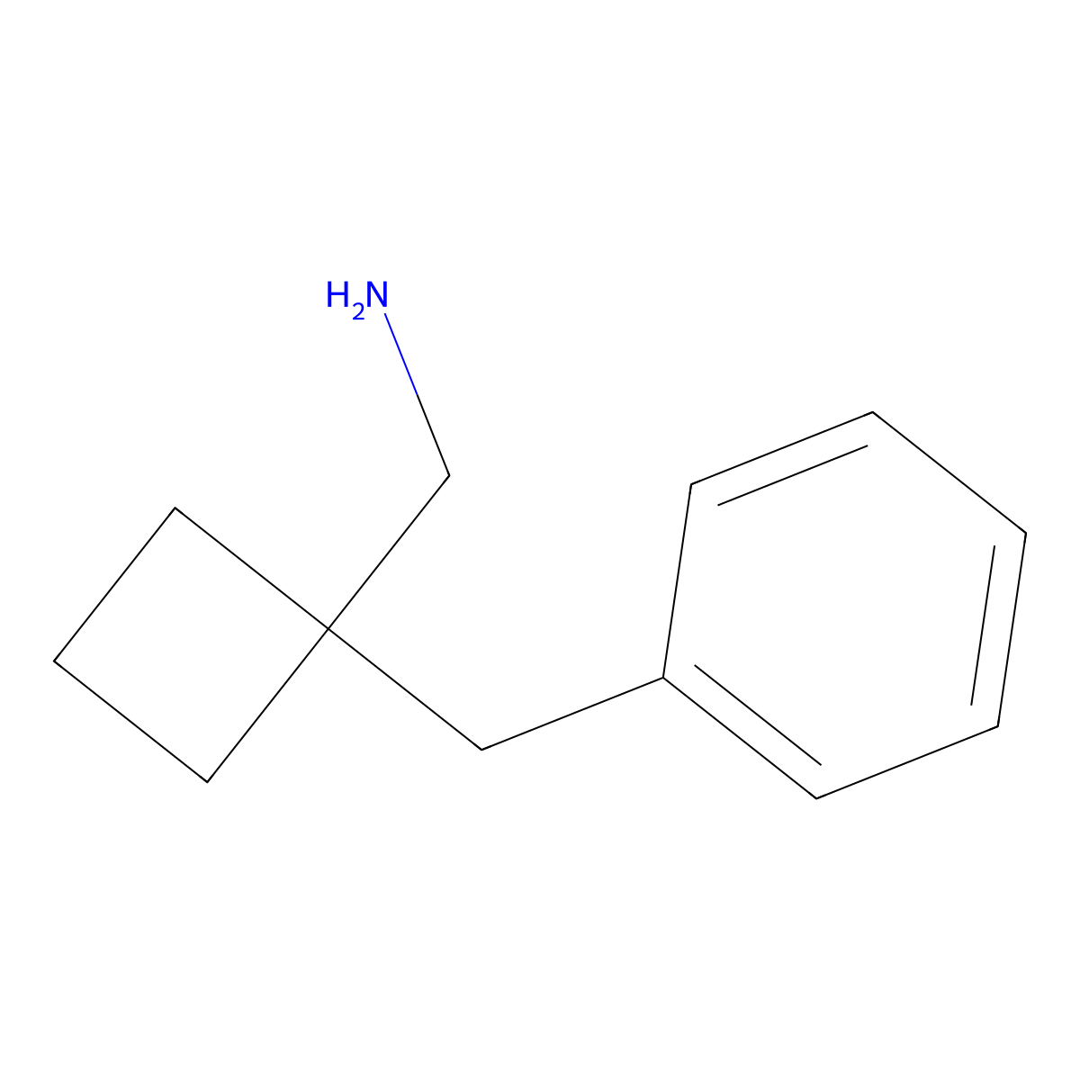 (1-Benzylcyclobutyl)methanamine molecular structure, CAS 141336-52-9