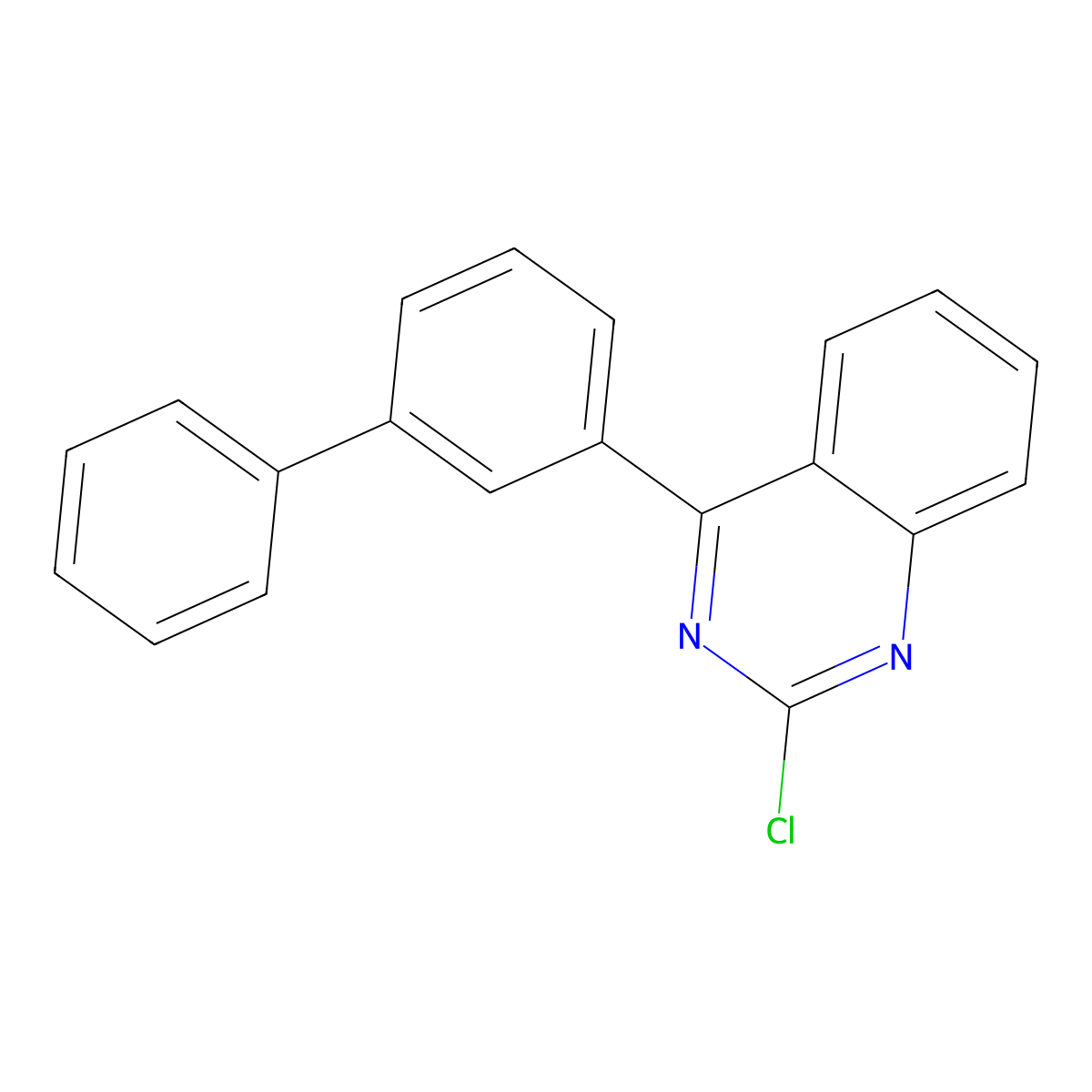 4-([1,1'-Biphenyl]-3-yl)-2-chloroquinazoline molecular structure, CAS 1413365-66-8