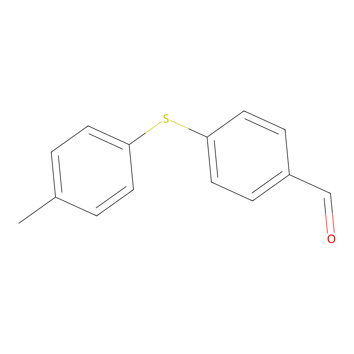 4-[(4-Methylphenyl)sulfanyl]benzaldehyde molecular structure, CAS 141339-95-9