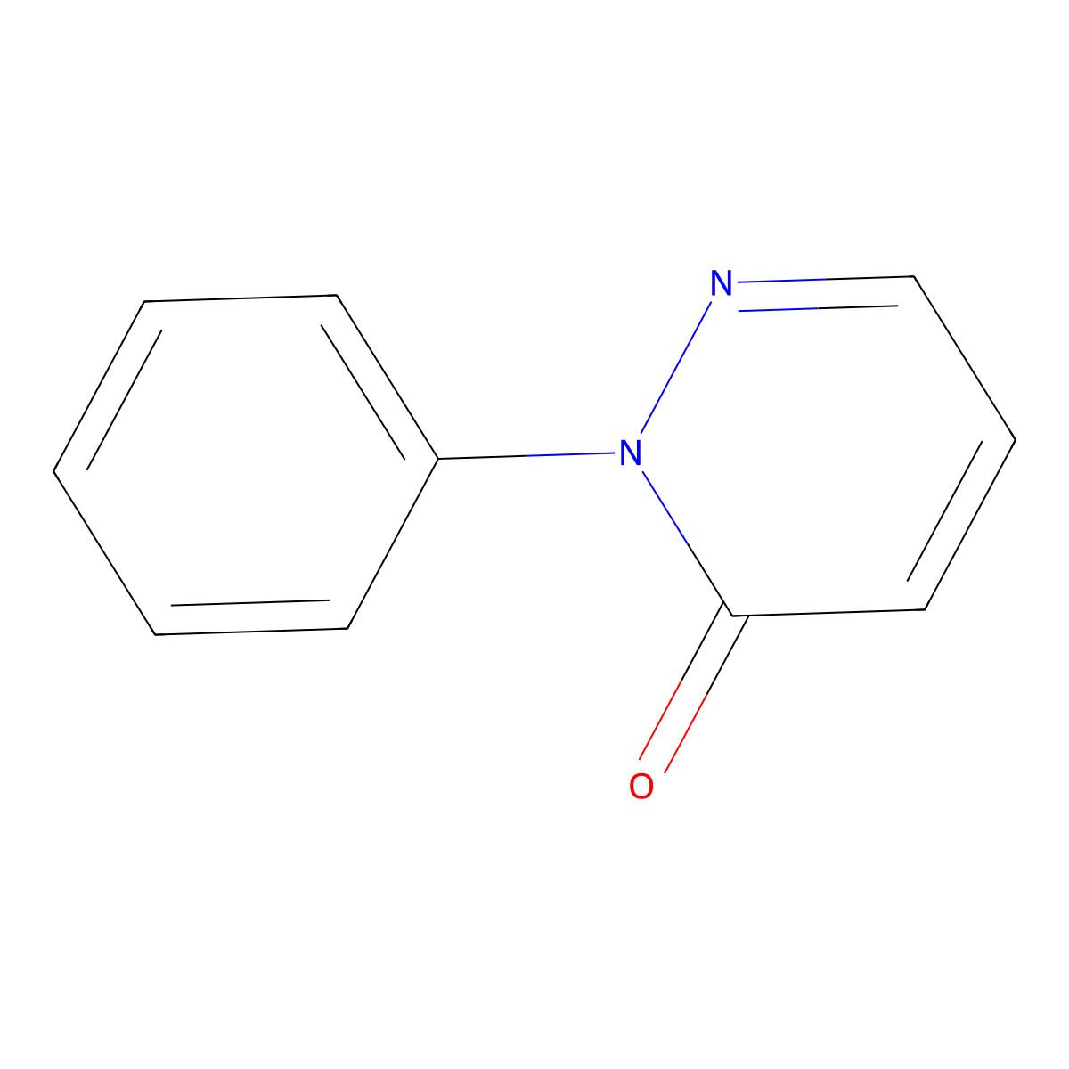 2-Phenyl-3(2H)-pyridazinone molecular structure, CAS 14135-63-8
