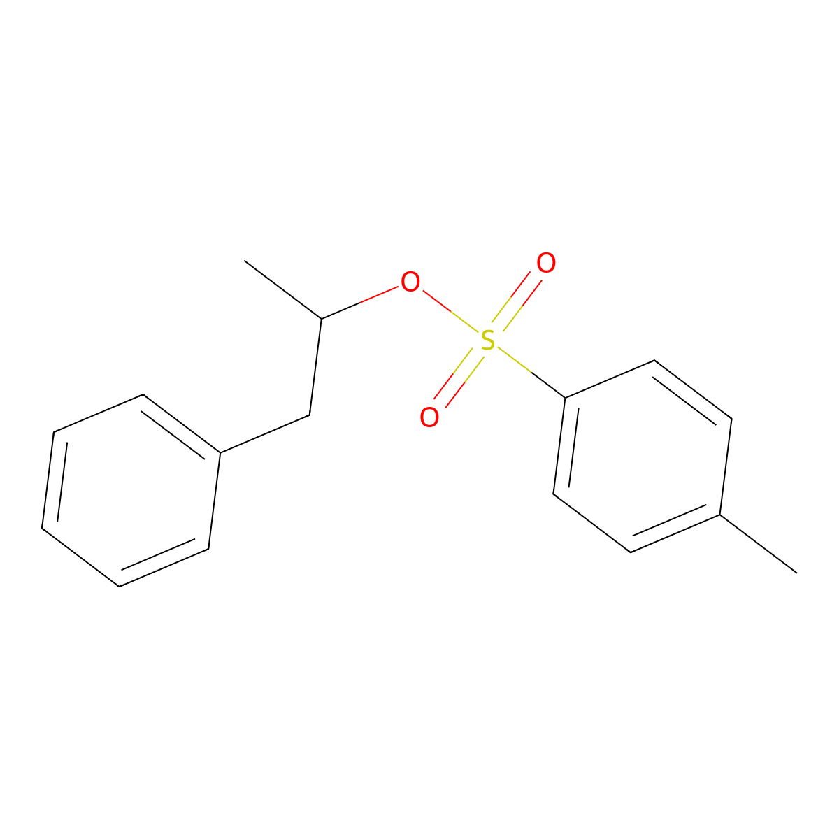 1-Phenylpropan-2-yl 4-methylbenzene-1-sulfonate molecular structure, CAS 14135-71-8