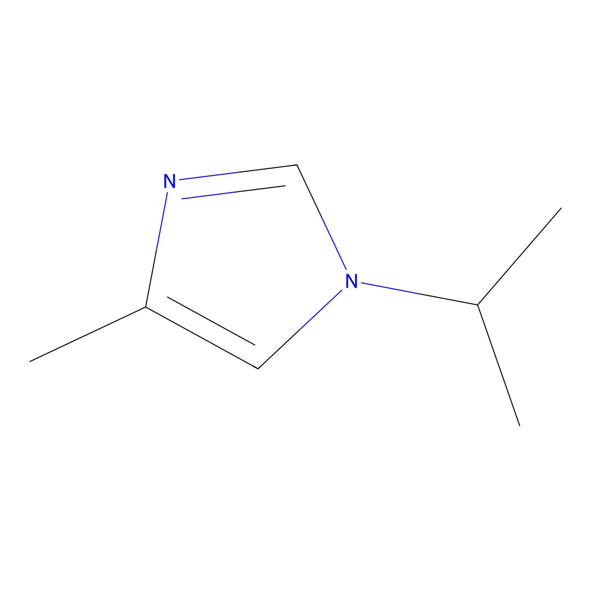 1-isopropyl-4-methyl-1H-imidazole molecular structure, CAS 1413917-62-0