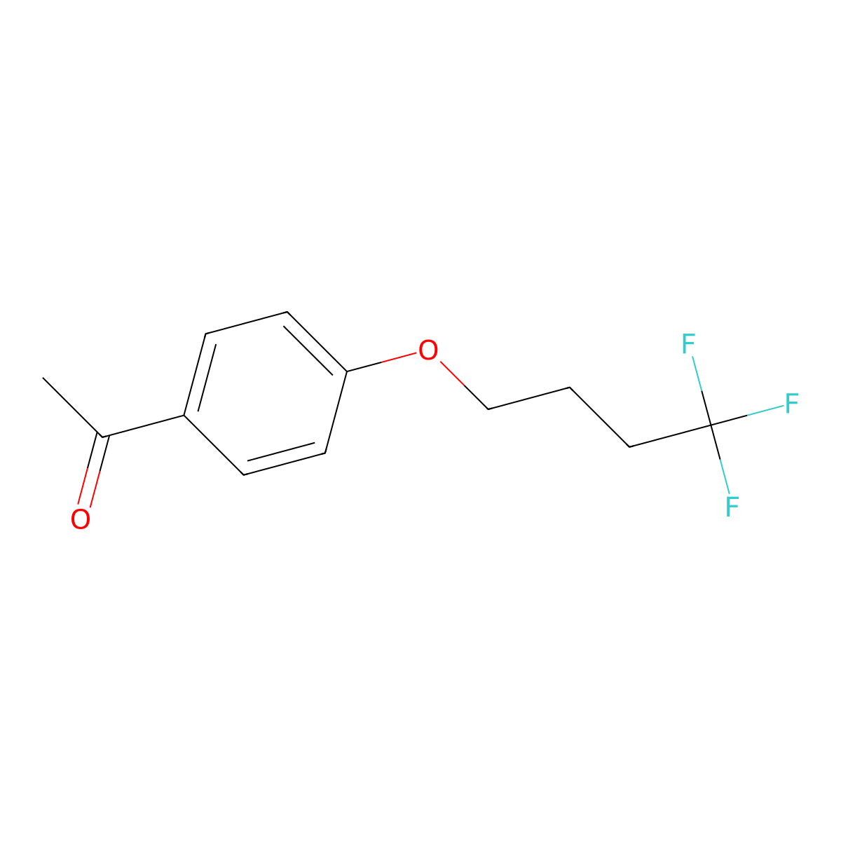 1-[4-(4,4,4-Trifluorobutoxy)phenyl]ethan-1-one molecular structure, CAS 1413932-82-7