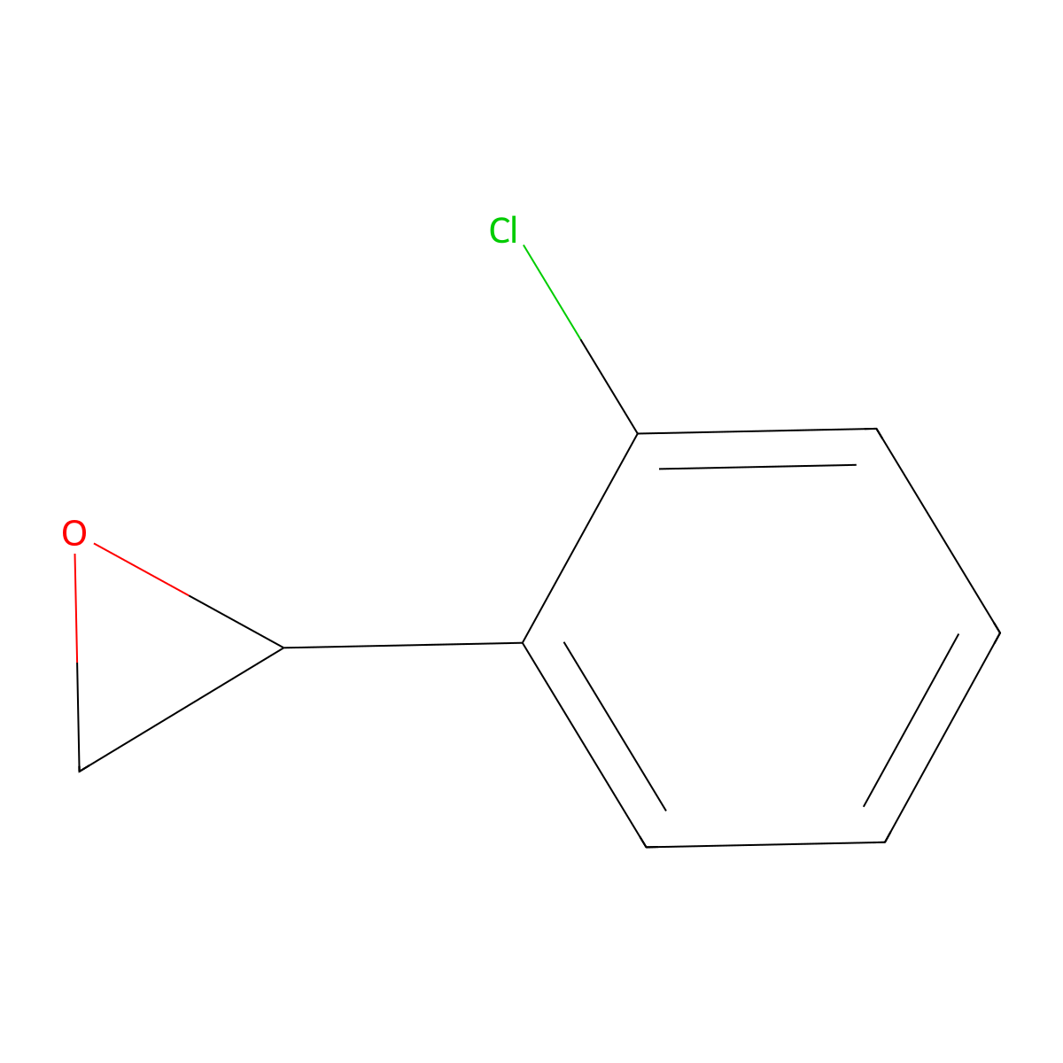 (2R)-2-(2-chlorophenyl)oxirane molecular structure, CAS 141394-10-7
