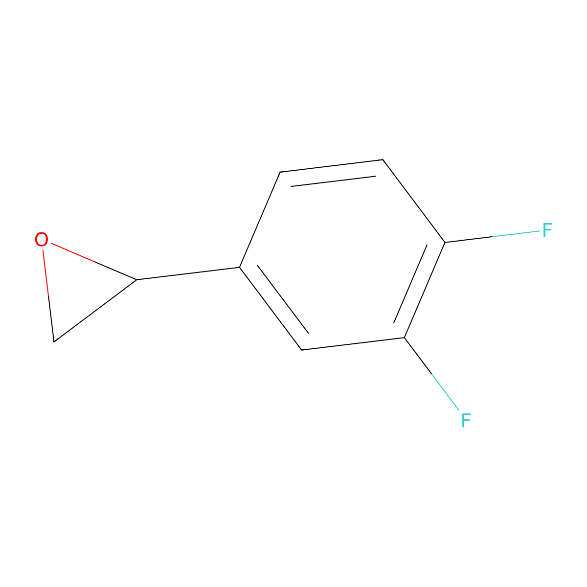 (2R)-2-(3,4-Difluorophenyl)oxirane molecular structure, CAS 1414348-36-9