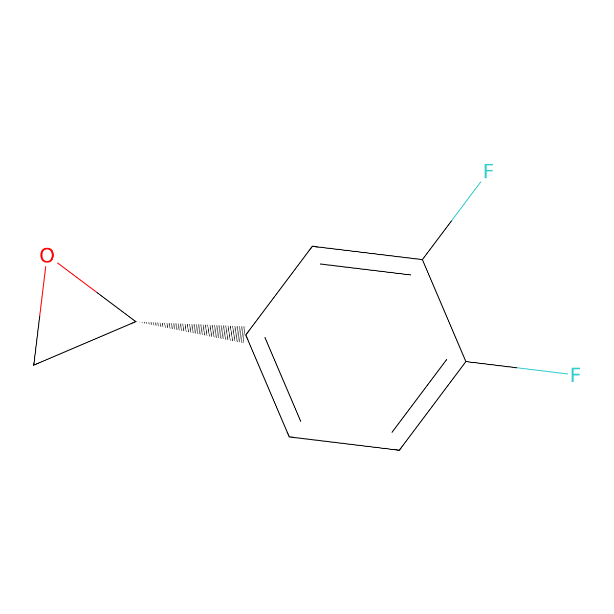 (2R)-2-(3,4-Difluorophenyl)oxirane molecular structure, CAS 1414348-36-9